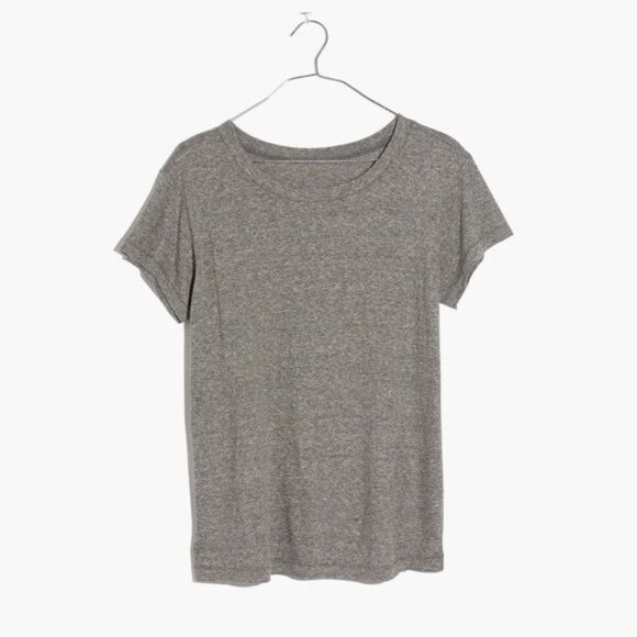 NWT Madewell Triblend EX-Boyfriend Tee in Gray, Size Medium - Picture 3 of 8